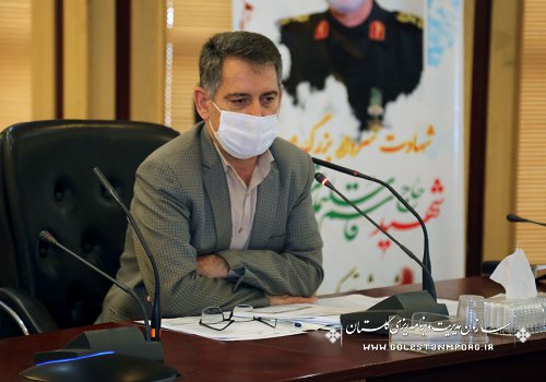 رئیس سازمان مدیریت و برنامه ریزی استان گلستان در جلسه ستاد فرماندهی اقتصاد مقاومتی استان