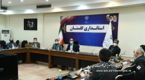 رئیس سازمان مدیریت و برنامه ریزی استان گلستان در جلسه بررسی مشکلات شهرک های صنعتی استان