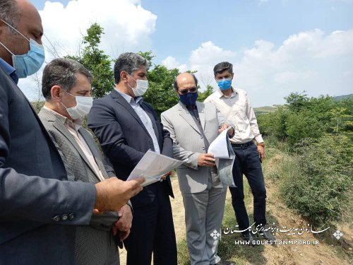 بازدید رئیس سازمان مدیریت و برنامه ریزی استان گلستان از سد شصت کلاته