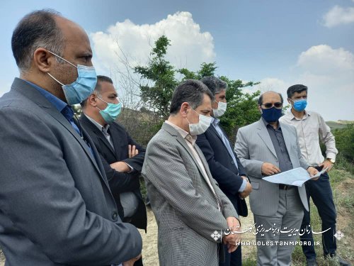 بازدید رئیس سازمان مدیریت و برنامه ریزی استان گلستان از سد شصت کلاته