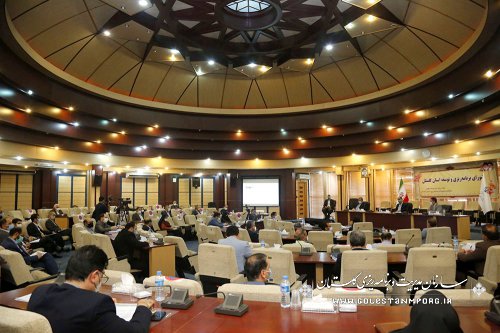 رئیس سازمان مدیریت و برنامه ریزی استان گلستان در اولین جلسه شورای برنامه ریزی و توسعه استان در سال 1400