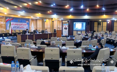 رئیس سازمان مدیریت و برنامه ریزی استان گلستان در جلسه کارگروه آموزش، پژوهش، فناوری و نوآوری استان گلستان