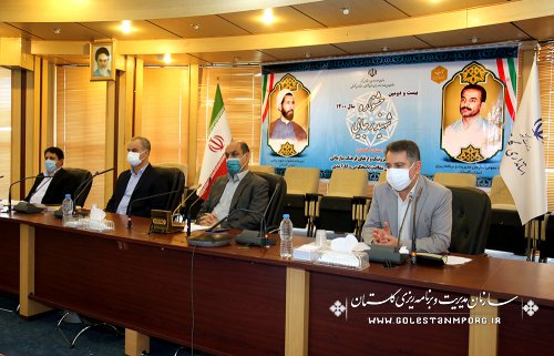 رئیس سازمان مدیریت و برنامه ریزی استان گلستان در بیست و دومین جشنواره شهیدرجایی استان گلستان