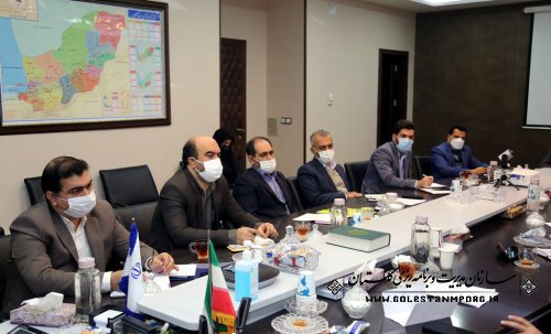 جلسه هم اندیشی رئیس سازمان مدیریت و برنامه ریزی استان گلستان در خصوص موضوعات کلان اقتصادی استان