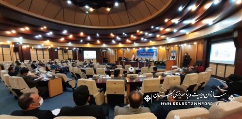 حضور رئیس سازمان مدیریت و برنامه ریزی استان گلستان در جلسه شورای مسکن استان 
