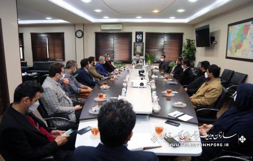 جلسه رئیس سازمان با انجمن صنفی پیمانکاران عمرانی و انجمن صنفی شرکت های مهندسی برق استان