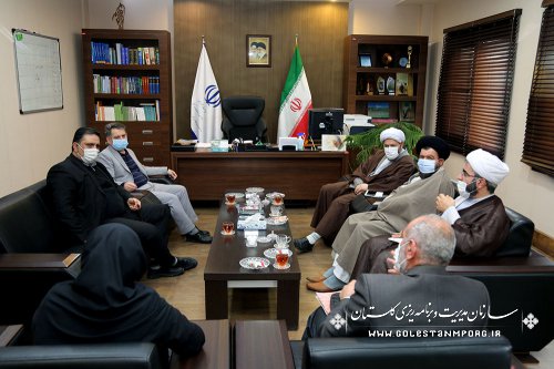 دیدار رئیس شورای سیاستگذاری ائمه جمعه استان گلستان با ریاست سازمان