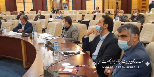 رئیس سازمان مدیریت و برنامه ریزی استان گلستان در جلسه ستاد استانی پیشگیری و مقابله با کرونا