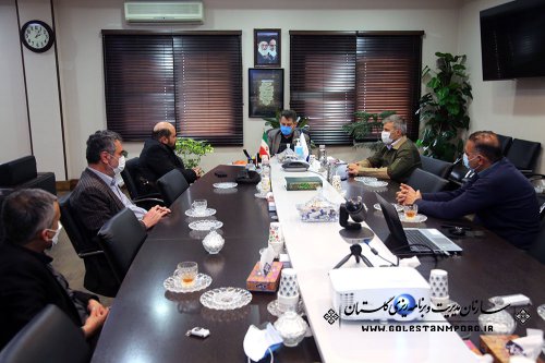 جلسه عابدی رئیس سازمان با مدیرکل منابع طبیعی استان