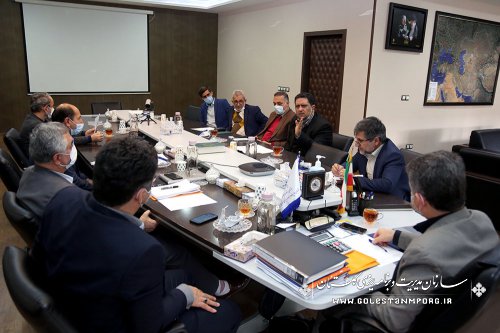 جلسه عابدی رئیس سازمان با مدیرکل دارایی و شیلات استان گلستان