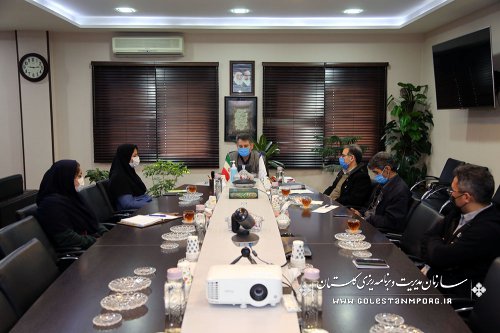 جلسه آقای عابدی رئیس سازمان با همکاران حوزه معاونت توسعه مدیریت و سرمایه انسانی سازمان
