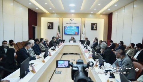 حضور رئیس سازمان مدیریت و برنامه ریزی استان گلستان در نخستین جلسه شورای آموزش و پرورش استان در سالجاری