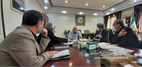 رئیس سازمان مدیریت و برنامه ریزی استان گلستان در پیگیری تخصیص اعتبارات سفر ریاست محترم جمهوری