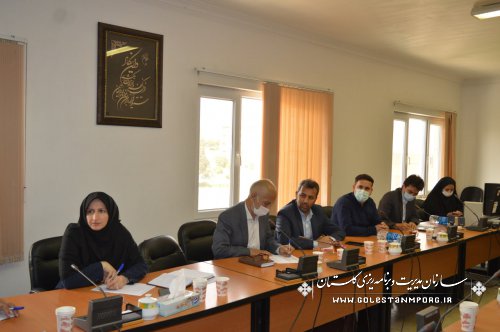 نشست صمیمی رئیس سازمان مدیریت و برنامه ریزی استان گلستان با فرماندار گنبد