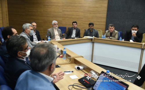 رئیس سازمان مدیریت و برنامه ریزی استان گلستان در جلسه شورای راهبری استان