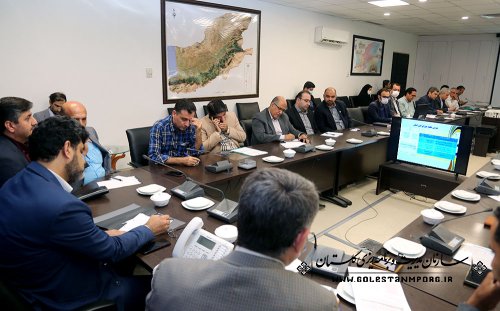 برگزاری جلسه شورای فنی استان با حضور عابدی رئیس سازمان مدیریت و برنامه ریزی استان گلستان