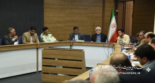 رئیس سازمان مدیریت و برنامه ریزی استان گلستان در جلسه توسعه صادرات غیرنفتی استان