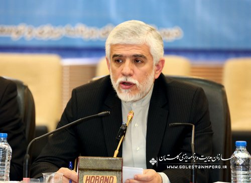 عابدی رئیس سازمان در جلسه مشترک شورای برنامه ریزی و توسعه و کارگروه اقتصادی، سرمایه گذاری و اشتغال استان گلستان