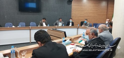 عابدی رئیس سازمان در جلسه بررسی پروژه های قابل افتتاح برای هفته دولت و دهه مبارک فجر