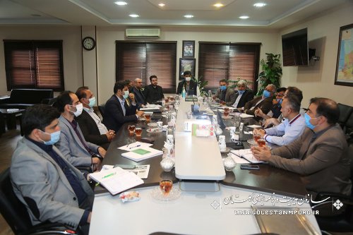 جلسه معاونین استاندار با رئیس سازمان مدیریت و برنامه ریزی استان گلستان(گزارش تصویری)