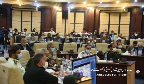 رئیس سازمان مدیریت و برنامه ریزی استان گلستان در جلسه شورای اداری استان