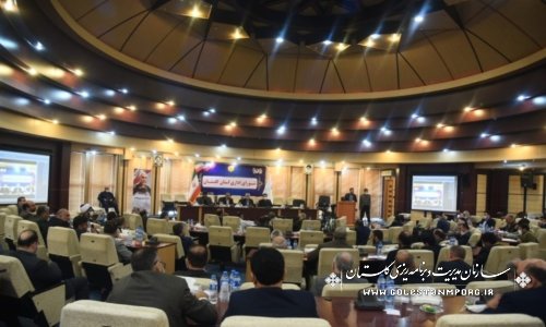 رئیس سازمان مدیریت و برنامه ریزی استان گلستان در جلسه شورای اداری استان