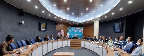 رییس سازمان مدیریت و برنامه ریزی استان گلستان در شورای پدافند غیرعامل استان