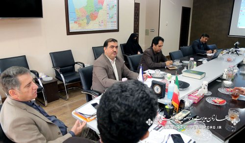 جلسه پروژه کمربندی گرگان با حضور رئیس سازمان مدیریت و برنامه ریزی استان گلستان