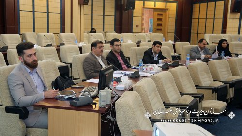 جلسه ستاد فرماندهی اقتصادمقاومتی با حضور رئیس سازمان مدیریت و برنامه ریزی استان گلستان