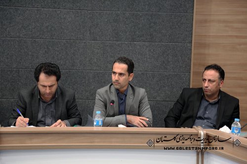 رئیس سازمان مدیریت و برنامه ریزی استان گلستان در پنجمین جلسه شورای فنی استان