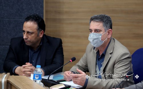 رئیس سازمان مدیریت و برنامه ریزی استان گلستان در پنجمین جلسه شورای فنی استان