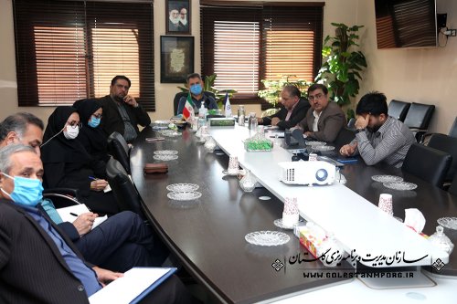 رئیس سازمان مدیریت و برنامه ریزی استان گلستان در جلسه وبینار هم اندیشی برنامه هفتم توسعه