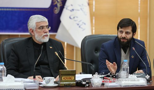 یازدهمین جلسه شورای اداری استان با حضور عابدی رئیس سازمان و  رئیس سازمان ملی بهره وری ایران