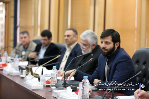 یازدهمین جلسه شورای اداری استان با حضور عابدی رئیس سازمان و  رئیس سازمان ملی بهره وری ایران