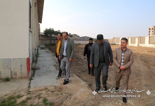 با حضور عابدی رئیس سازمان،روند پیشرفت پروژه های مناطق کم برخوردار و حاشیه شهر گرگان بررسی شد