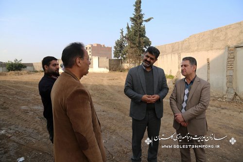 با حضور عابدی رئیس سازمان،روند پیشرفت پروژه های مناطق کم برخوردار و حاشیه شهر گرگان بررسی شد