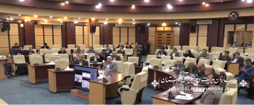 سازمان مدیریت و برنامه ریزی استان گلستان در جلسه کارگروه تنظیم بازار استان
