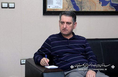 دیدار و گفتگو فرماندار شهرستان کردکوی با عابدی رئیس سازمان