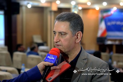 عابدی رئیس سازمان، بر ضرورت فعال کردن ظرفیت‌های پنهان در جهت توسعه استان گلستان تأکید کرد
