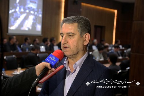 عابدی رئیس سازمان: توزیع دقیق اعتبارات مهمترین دستور کار شورای برنامه ریزی استان گلستان است
