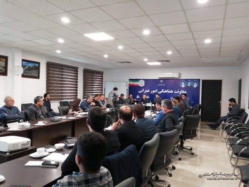 حضور عابدی رئیس سازمان در سومین جلسه شورای فنی استان گلستان
