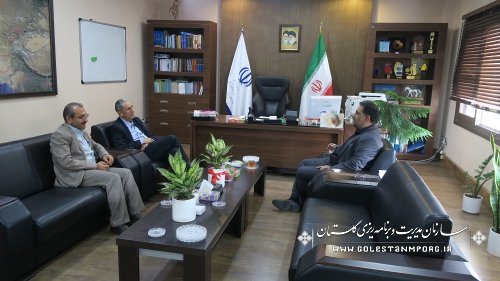 گزارش تصویری جلسه نورانی سرپرست سازمان با رئیس نمایندگی وزارت امور خارجه در گلستان