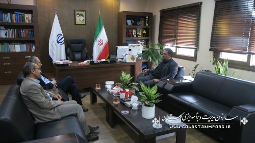 گزارش تصویری جلسه نورانی سرپرست سازمان با رئیس نمایندگی وزارت امور خارجه در گلستان