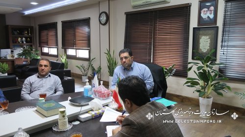 نورانی رئیس سازمان جلسه ای با آب و فاضلاب و آب منطقه ای استان برگزار نمود(گزارش تصویری)