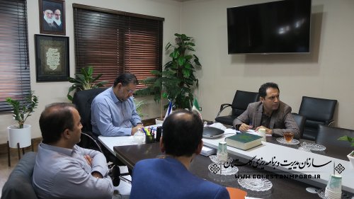 نورانی رئیس سازمان جلسه ای با آب و فاضلاب و آب منطقه ای استان برگزار نمود(گزارش تصویری)