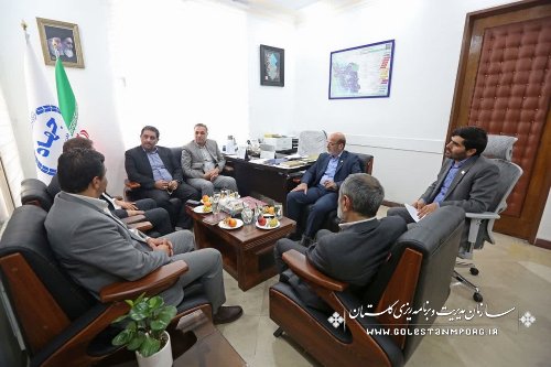 نشست صمیمی نورانی رئیس سازمان و رئیس جهاد دانشگاهی استان با رئیس جهاددانشگاهی کشور