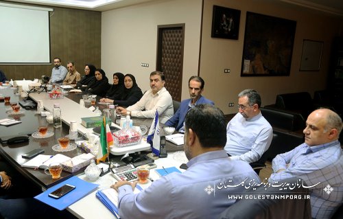 جلسه قدردانی نورانی رئیس سازمان از همکاران،بعد از سفر معاون رئیس جمهوری و رئیس سازمان برنامه و بودجه کشور به استان گلستان