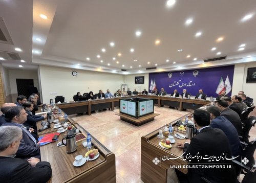 حضور نورانی رئیس سازمان در جلسه ستاد انتخابات استان گلستان