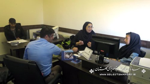 گزارش تصویری بررسی سلامت همکاران سازمان مدیریت و برنامه ریزی استان گلستان