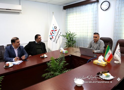 علیرضا نورانی رئیس سازمان از کارخانه آریاتیناژن واحد دانش بنیان در شهرک صنعتی آق قلا بازدید کرد